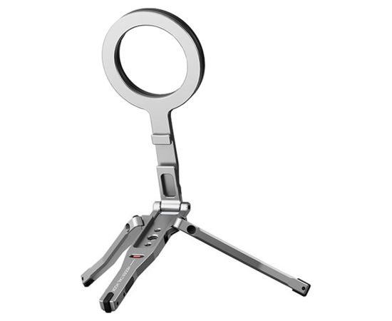 Phone holder with tripod PULUZ PU3222H Grey Штативы и Аксессуары