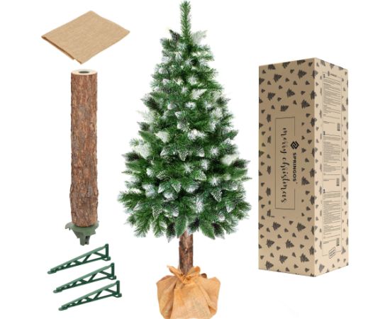 Mākslīgā eglīte uz stumbra Springos CT0262, Dimanta 220cm Mākslīgās egles