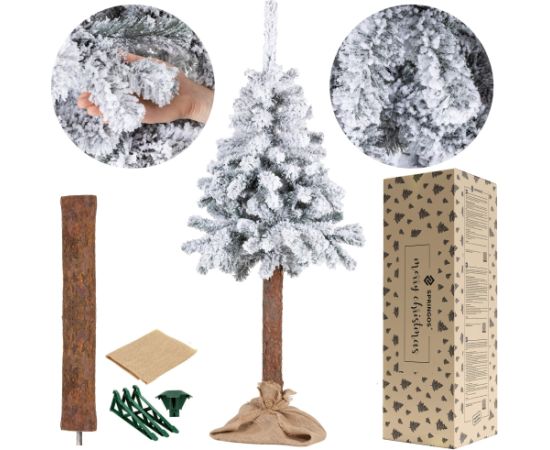 Mākslīgā eglīte ar sniegu Springos CT0201uz stumbra 160cm Mākslīgās egles