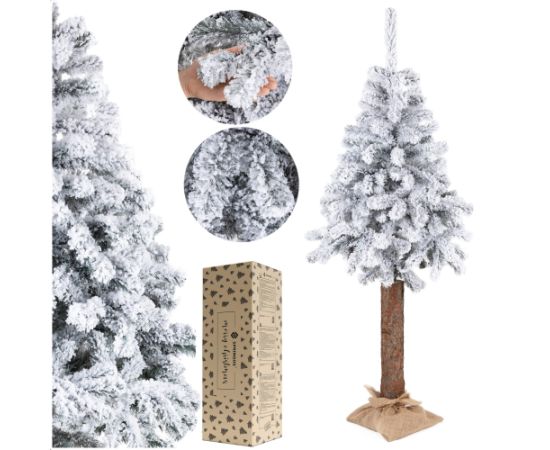 Mākslīgā eglīte ar sniegu Springos CT0202 uz stumbra 180cm Mākslīgās egles