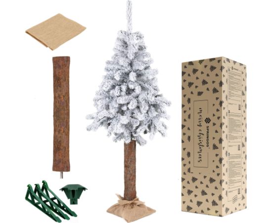 Mākslīgā eglīte ar sniegu Springos CT0202 uz stumbra 180cm Mākslīgās egles