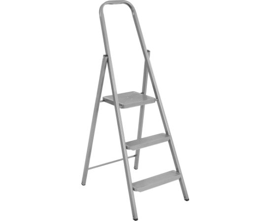 Лестница складная Springos LD0098 многофункциональная, высота 123 см, стальные ступеньки, 3 ступени, до 150 кг, для домашнего использования. Лестницы / подмости