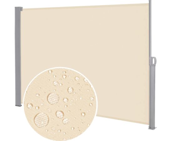 Sānu markīze Springos AW0005 350x180 cm gaiši bēšā krāsā Nojumes un aksesuāri
