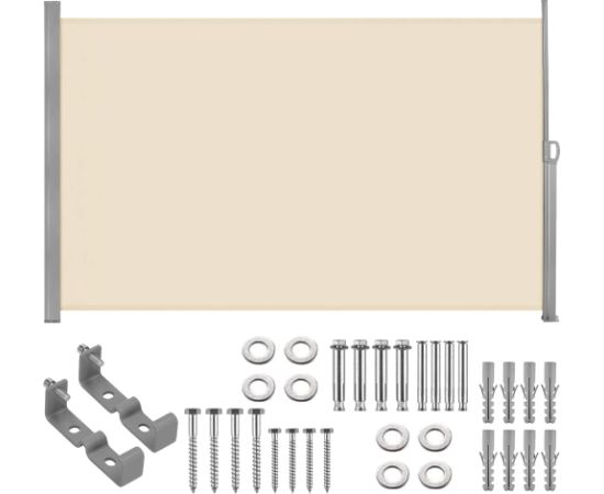 Sānu markīze Springos AW0005 350x180 cm gaiši bēšā krāsā Nojumes un aksesuāri