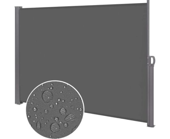 Боковая маркиза Springos AW0001 250x160 см раздвижная графитовая штора Тенты и аксессуары