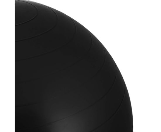 Фитнес-гимнастический мяч с насосом Springos FB0013, 55 см, черный Велосипеды