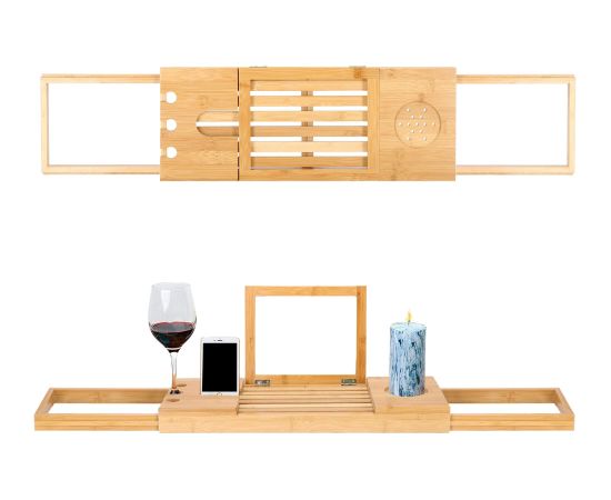 Bambusa vannas plaukts Springos HA1023 Jaunumi, mēbeles, māja