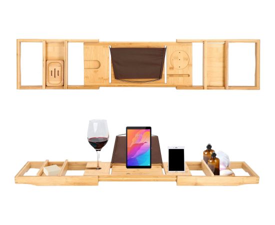 Bambusa vannas plaukts Springos HA1024 Jaunumi, mēbeles, māja