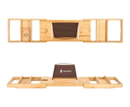 Bambusa vannas plaukts Springos HA1024 Jaunumi, mēbeles, māja