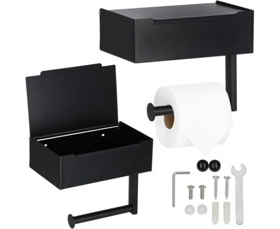 Держатель для туалетной бумаги с полкой Springos HA7331 Аксессуары для ванной