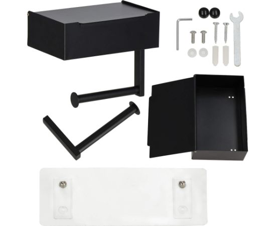 Держатель для туалетной бумаги с полкой Springos HA7331 Аксессуары для ванной