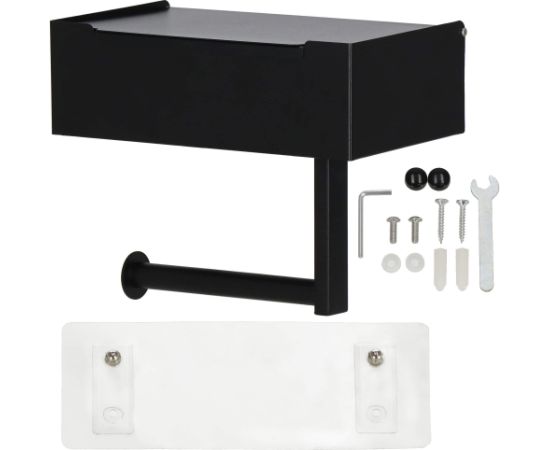 Держатель для туалетной бумаги с полкой Springos HA7331 Аксессуары для ванной