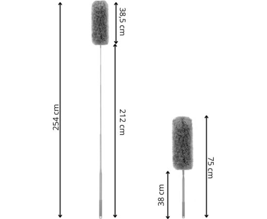 Телескопическая щетка для пыли Springos HA7461 Различные аксессуары