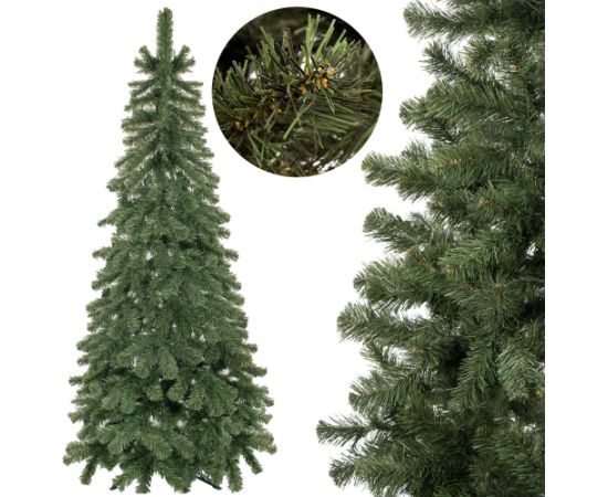 Mākslīga, zaļa Ziemassvētku eglīte  Springos CT0055 180cm. Mākslīgās egles