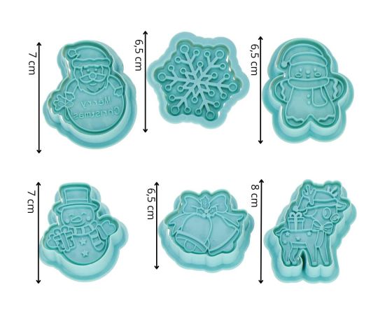 Формы для печенья Springos KI0122 6 шт. Citi trauki