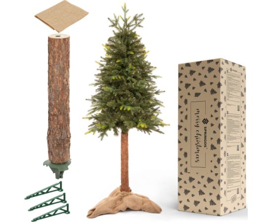 Mākslīgā eglīte Springos CT0199, PRIEDE UZ STUMBRA 180 CM Mākslīgās egles