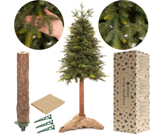 Mākslīgā eglīte Springos CT0199, PRIEDE UZ STUMBRA 180 CM Mākslīgās egles