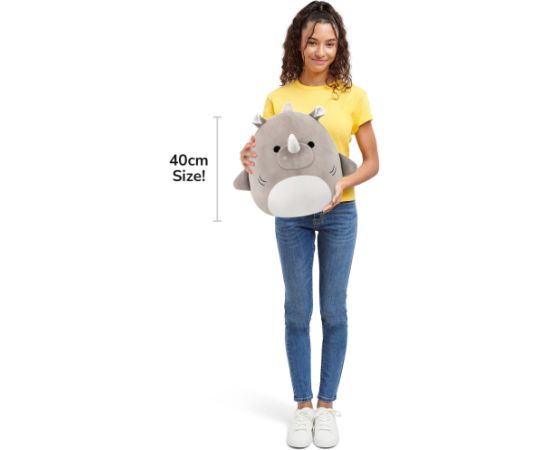 Squishmallows P25 Rhino Shark, pehmolelu, 40 cm Mīkstās rotaļlietas