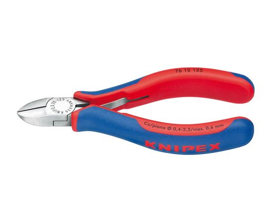 Asknaibles 125 mm, DR ar atsperi, Knipex Knaibles un stangas