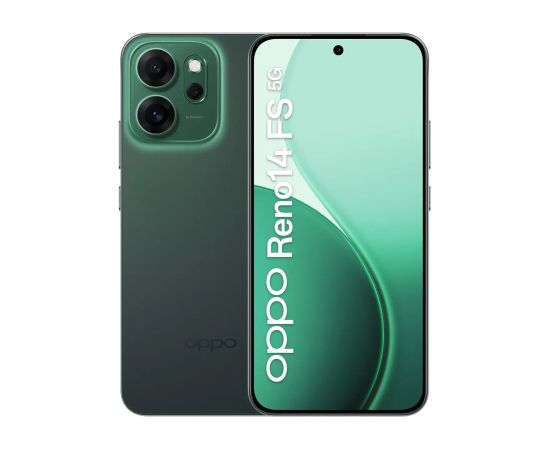 Oppo Reno 14FS 5G Viedtālrunis 12GB / 512GB Luminous Green Mobilie telefoni