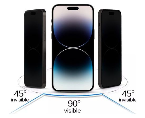 iLike Apple  IPHONE 16 PRO /17 Tempered Privacy Glass Black Защитная пленка для экрана