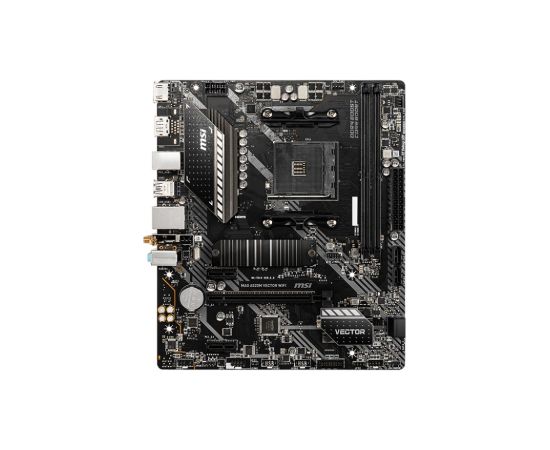 MSI MAG A520M VECTOR WIFI motherboard AMD A520 Socket AM4 micro ATX Mātes plates