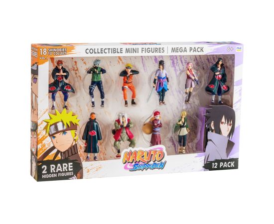 P.m.i. Kids World NARUTO SHIPPUDEN FIGURES -12 PACK DELUXE EDITION VER. A Фигурки и герои