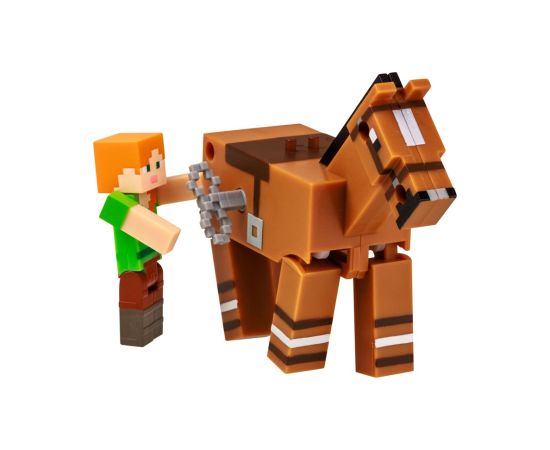 P.m.i. Kids World MINECRAFT S2 3D WIND-UP TOY - ALEX & HORSE Figūriņas un varoņi