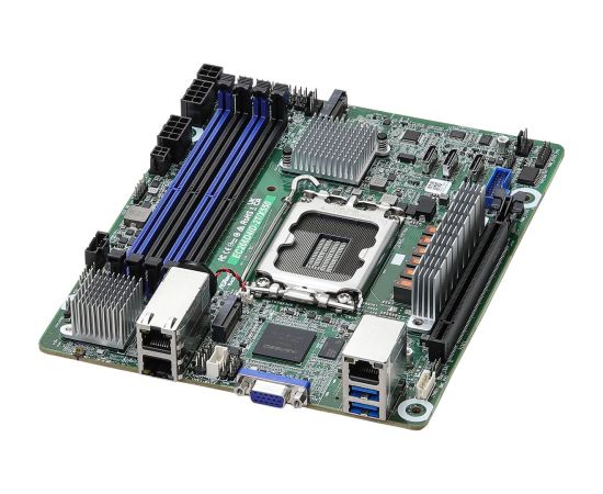 Asrock EC266D4ID-2T/X550 motherboard Intel C266 LGA 1700 mini ITX Материнские платы