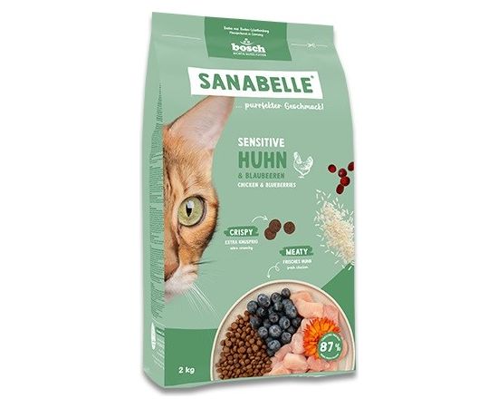 BOSCH Sanabelle Sensitive with chicken - dry cat food - 2kg Сухой корм для кошек