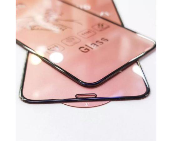 Tempered glass 520D Apple iPhone 16 Pro black Ekrānu aizsardzība