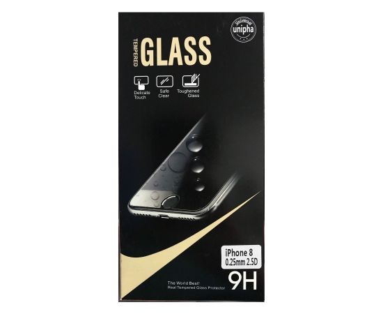 Tempered glass 520D Apple iPhone 16 Pro black Ekrānu aizsardzība
