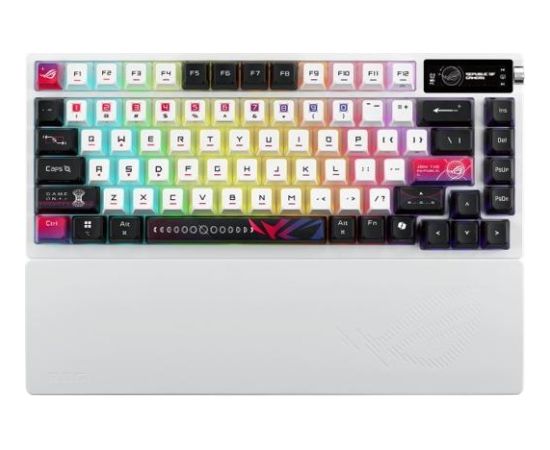 Asus Klawiatura rog azoth x m704 bt/rf/usb-c/aura/czarno-biała Клавиатуры