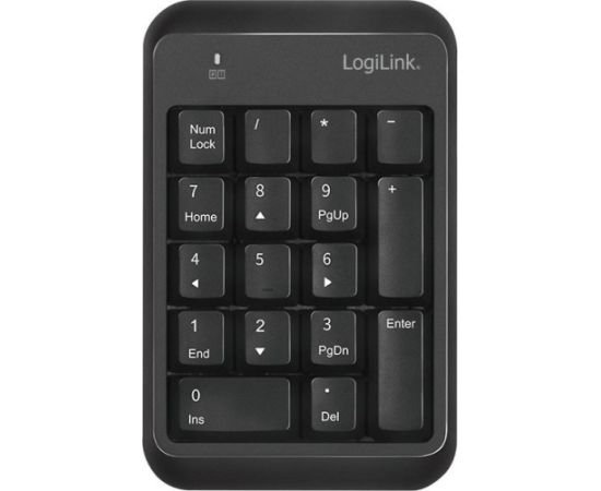 Logilink Klawiatura numeryczna bluetooth v5.1 czarna Клавиатуры