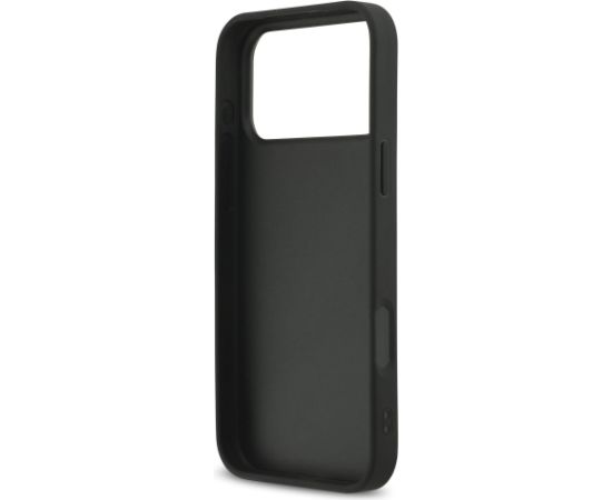 Karl Lagerfeld Fixed Glitter Metal Ikonik Case Aizsargapvalks priekš Apple iPhone 17 Pro Max Neoriģinālie Maciņi