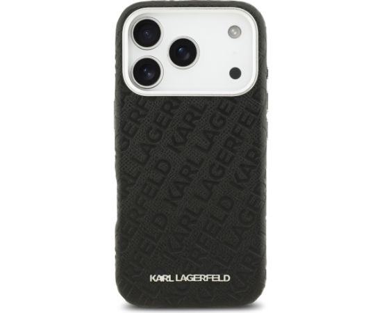 Karl Lagerfeld Grained PU Repeated Logo MagSafe Case Чехол для Apple iPhone 17 Pro Чехлы - альтернативные