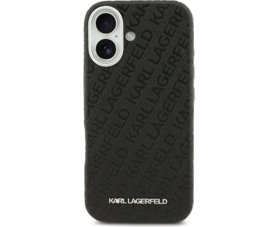 Karl Lagerfeld Grained PU Repeated Logo MagSafe Case Чехол для Apple iPhone 17 Чехлы - альтернативные