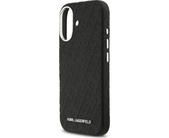 Karl Lagerfeld Grained PU Repeated Logo MagSafe Case Чехол для Apple iPhone 17 Чехлы - альтернативные