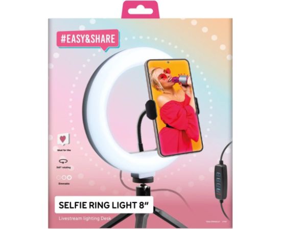 SBS Штатив для селфи кольцевая светодиодная подсветка 20cm Телефонные стабилизаторы