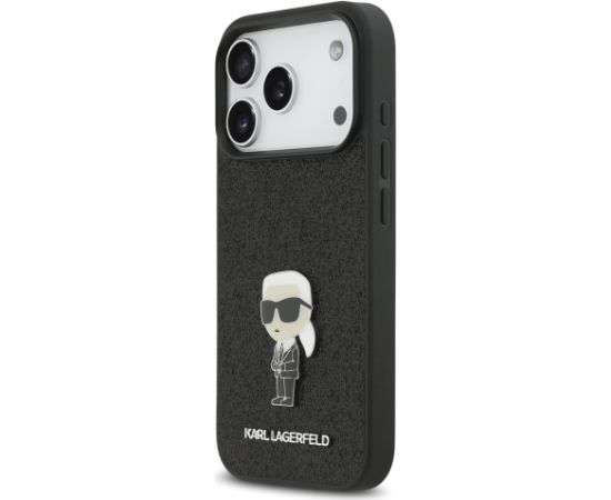 Karl Lagerfeld Fixed Glitter Metal Ikonik Case Чехол для Apple iPhone 17 Pro Чехлы - альтернативные