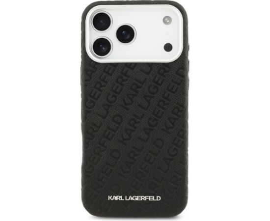 Karl Lagerfeld Grained PU Repeated Logo MagSafe Case Чехол для Apple iPhone 17 Pro Max Чехлы - альтернативные