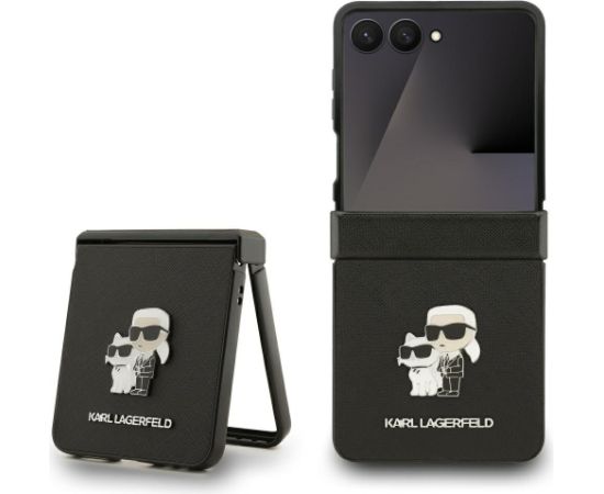 Karl Lagerfeld PU Saffiano Karl and Choupette Case Чехол для Samsung Galaxy Z Flip7 Чехлы - альтернативные