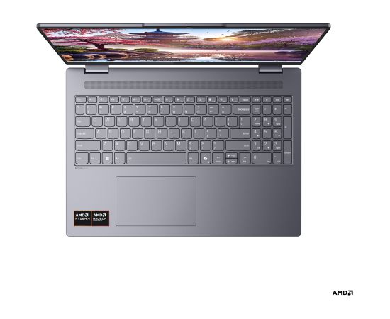 Lenovo IdeaPad 5 2-in-1 16AKP10 Luna Grey 16 " IPS Touchscreen WUXGA 1920 x 1200 pixels Glossy AMD Ryzen AI 7 350 16 GB Soldered LPDDR5x Solid-state drive capacity 512 GB AMD Radeon 860M Graphics Windows 11 Home 802.11ax Bluetooth version 5.3 Keyboard lan Ноутбуки