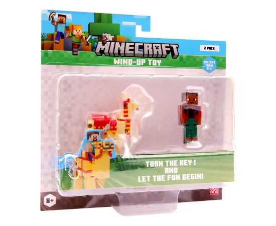 P.m.i. Kids World MINECRAFT S2 3D WIND-UP TOY - NOOR & LLAMA Figūriņas un varoņi