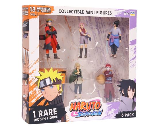 P.m.i. Kids World NARUTO SHIPPUDEN FIGURES - 6 PACK DELUXE EDITION VER. C Figūriņas un varoņi