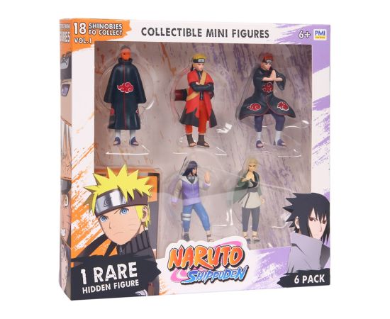 P.m.i. Kids World NARUTO SHIPPUDEN FIGURES - 6 PACK DELUXE EDITION VER. D Figūriņas un varoņi