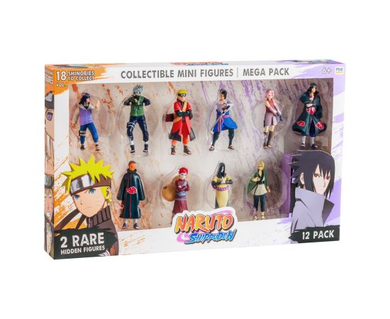 P.m.i. Kids World NARUTO SHIPPUDEN FIGURES -12 PACK DELUXE EDITION VER. B Фигурки и герои