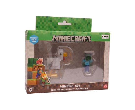 P.m.i. Kids World MINECRAFT S2 3D WIND-UP TOY - CHICKEN & JOCKEY Figūriņas un varoņi