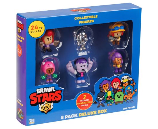 P.m.i. Kids World BRAWL STARS S1 FIGURES - 8 PACK DELUXE BOX VER.C Figūriņas un varoņi