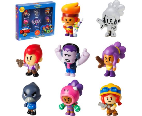 P.m.i. Kids World BRAWL STARS S1 FIGURES - 8 PACK DELUXE BOX VER.C Figūriņas un varoņi